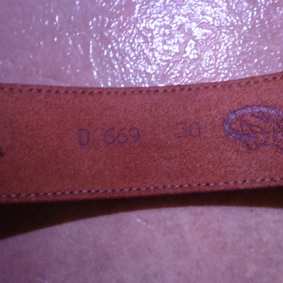 New Nocona Genuine Lizard Leather Western Belt 30 main image 7
